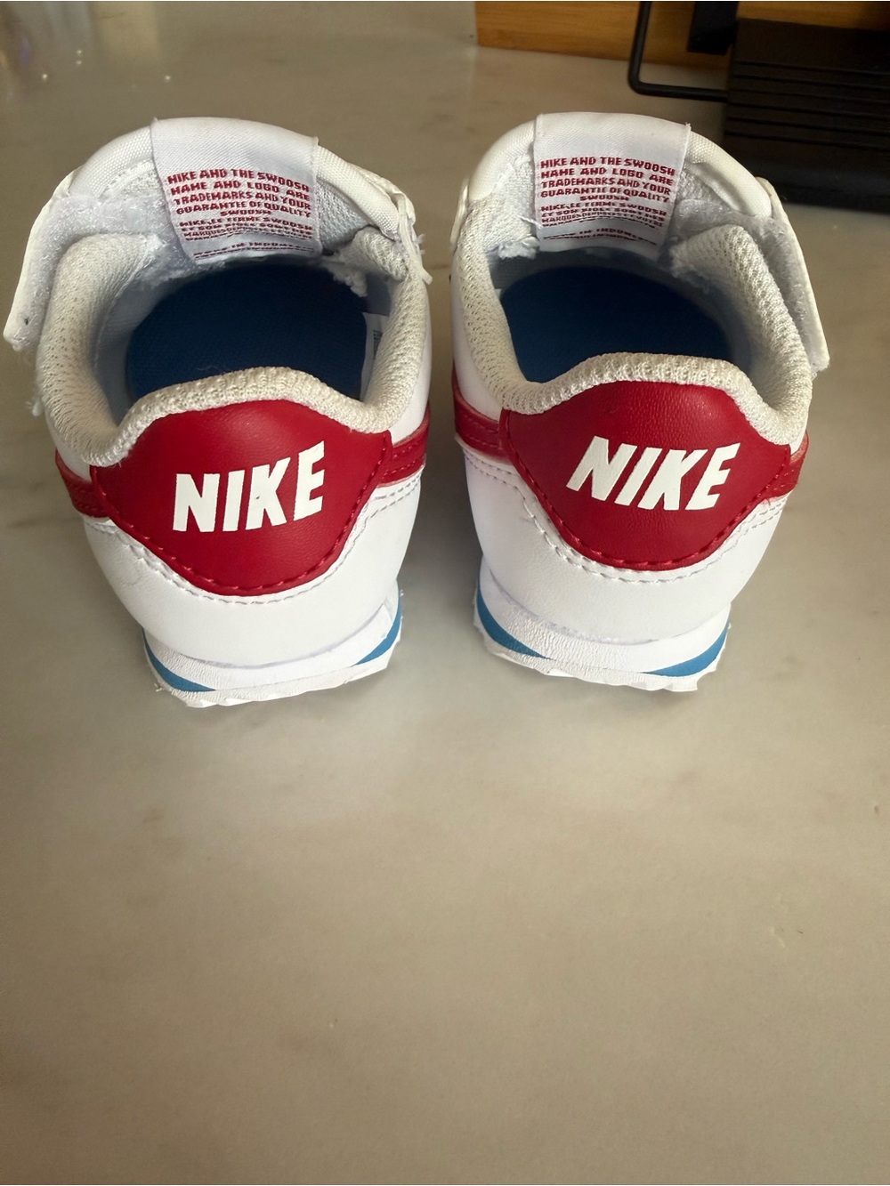 Nike Cortez Basic SL White Red Blue Toddler Sneakers – Size 4C
